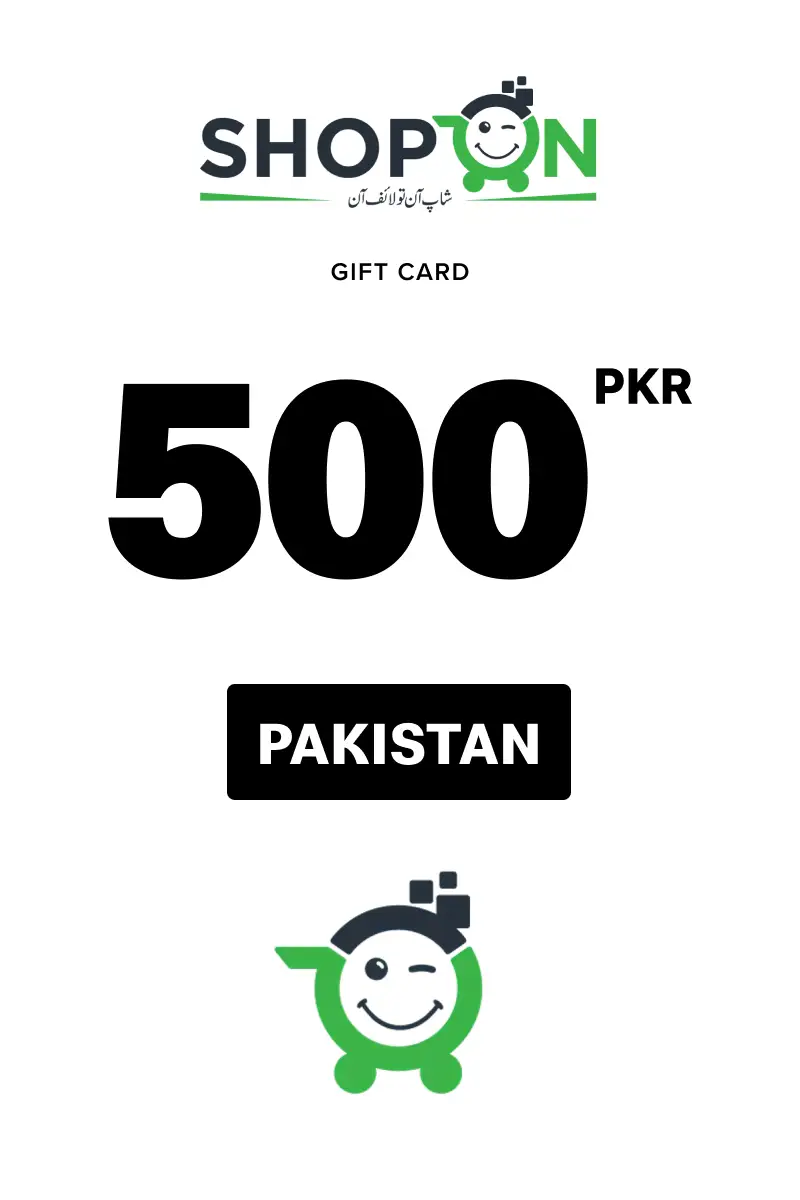 Shopon.pk 500 PKR Gift Card (Pakistan) - Digital Key