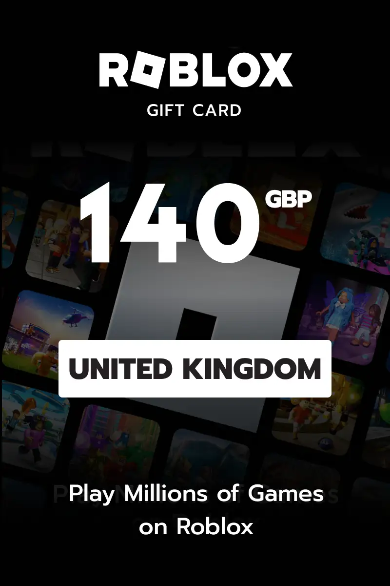 Roblox 140 GBP Gift Card (United Kingdom) - Digital Key