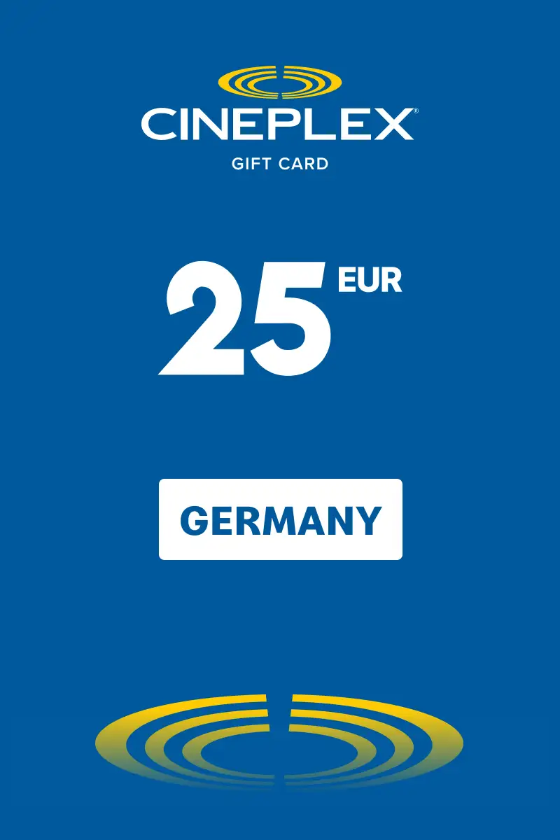 Cineplex 25 EUR Gift Card (Germany) - Digital Key