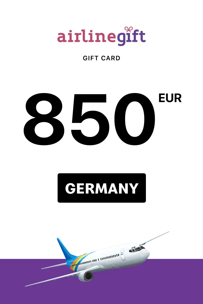 Airline Gift 850 EUR Gift Card (Germany) - Digital Key