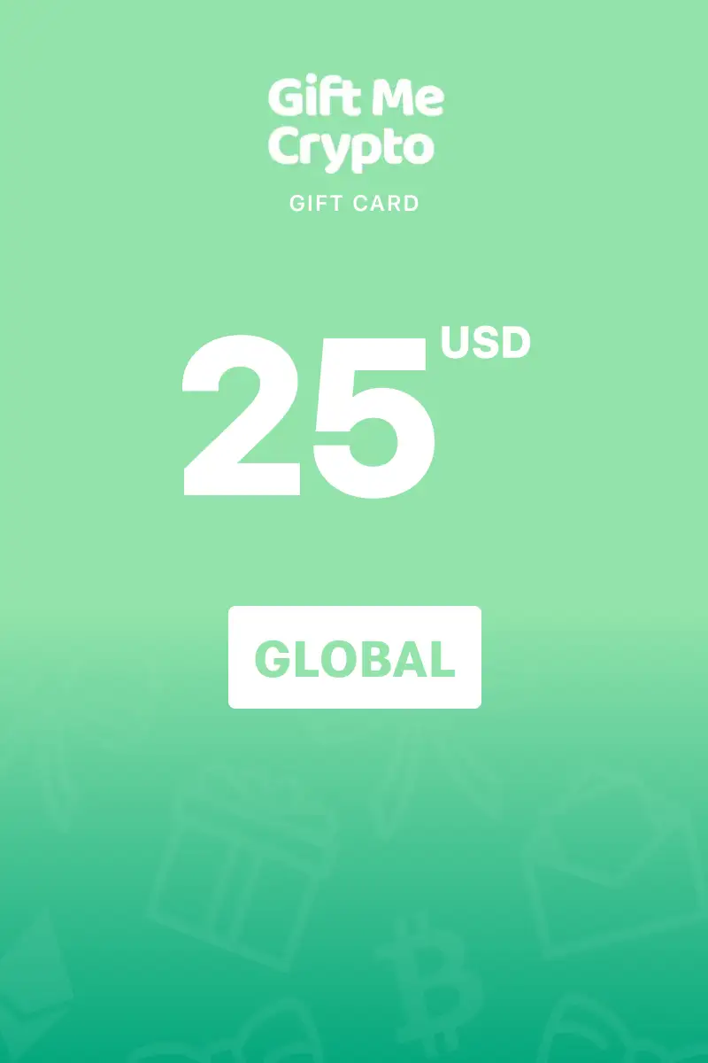 Gift Me Crypto (BTC) 25 USD Gift Card (Global) - Digital Key