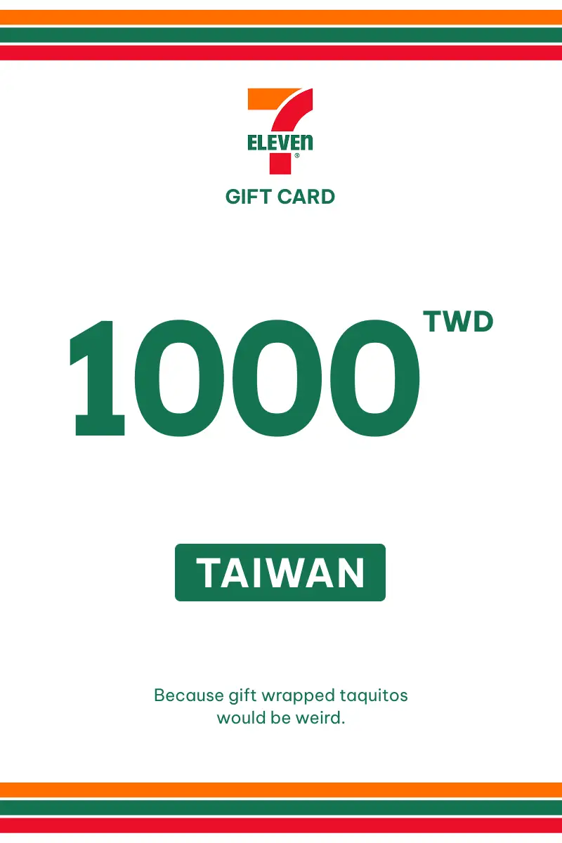 7-Eleven 1000 TWD Gift Card (Taiwan) - Digital Key