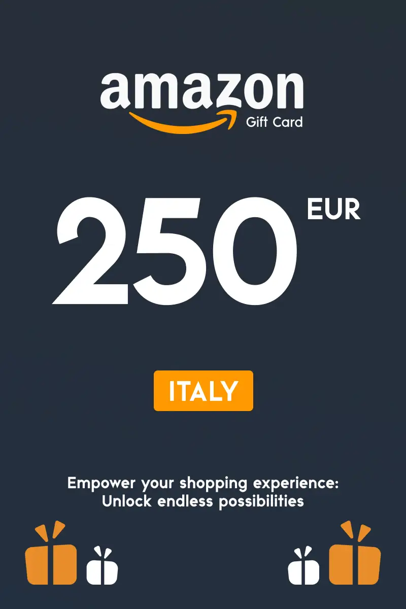 Amazon 250 EUR Gift Card (Italy) - Digital Key