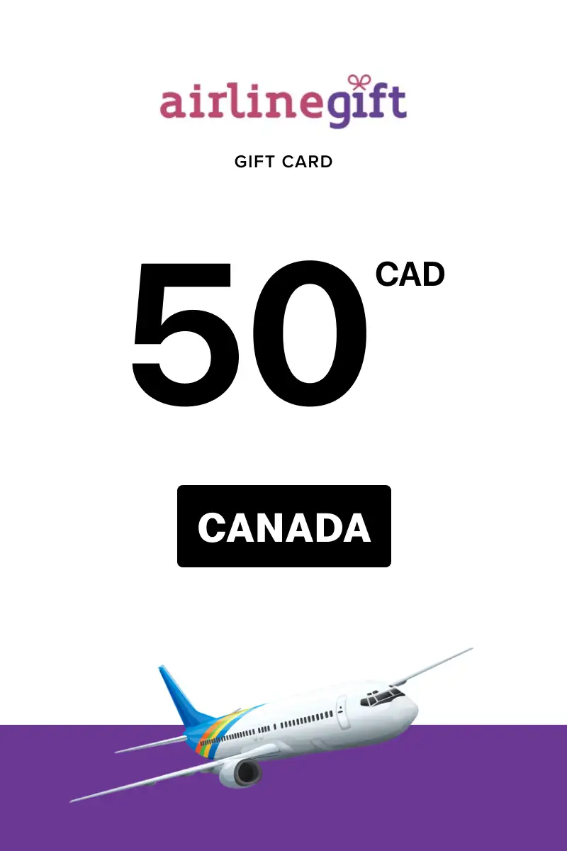 Airline Gift 50 CAD Gift Card (Canada) - Digital Key