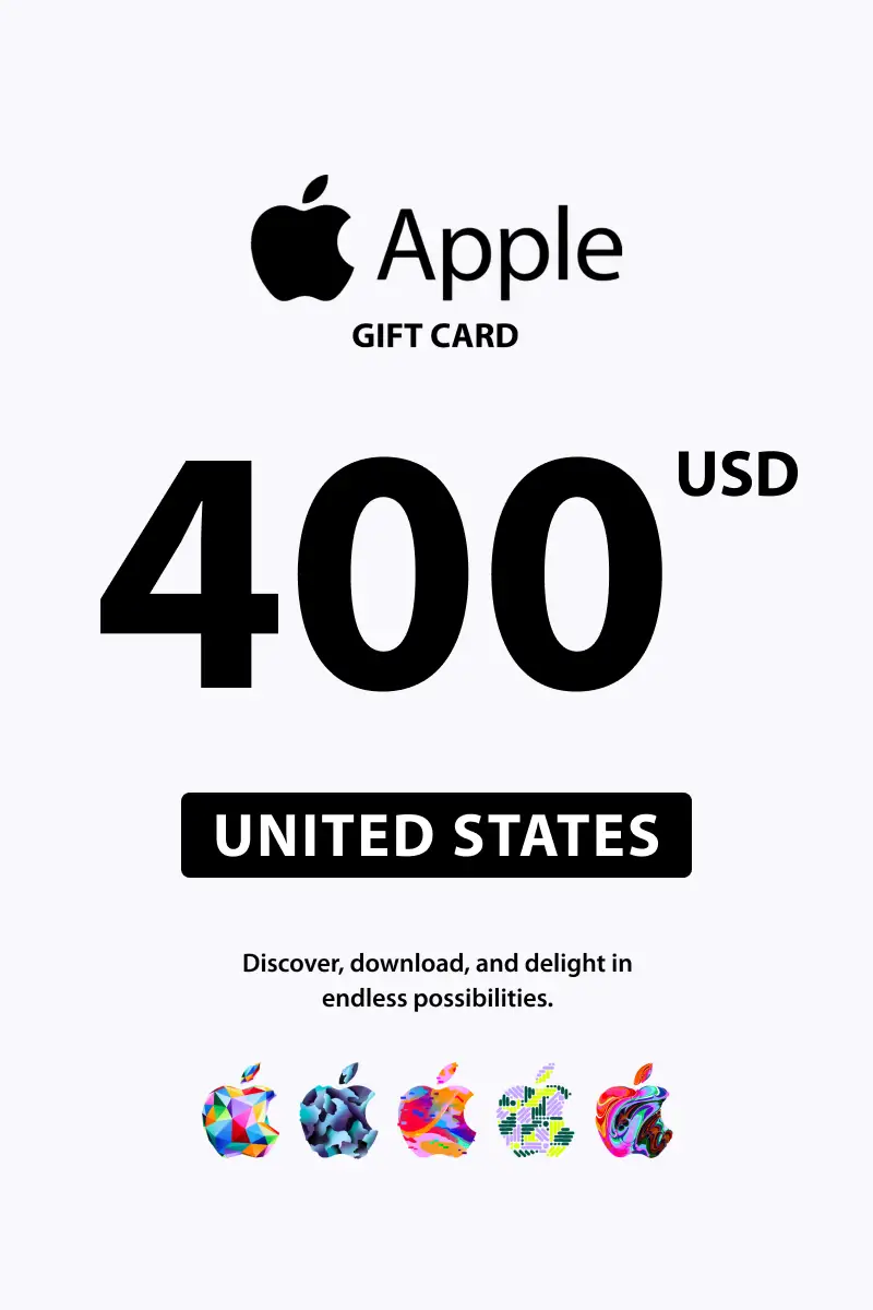 Apple 400 USD Gift Card (United States) - Digital Key