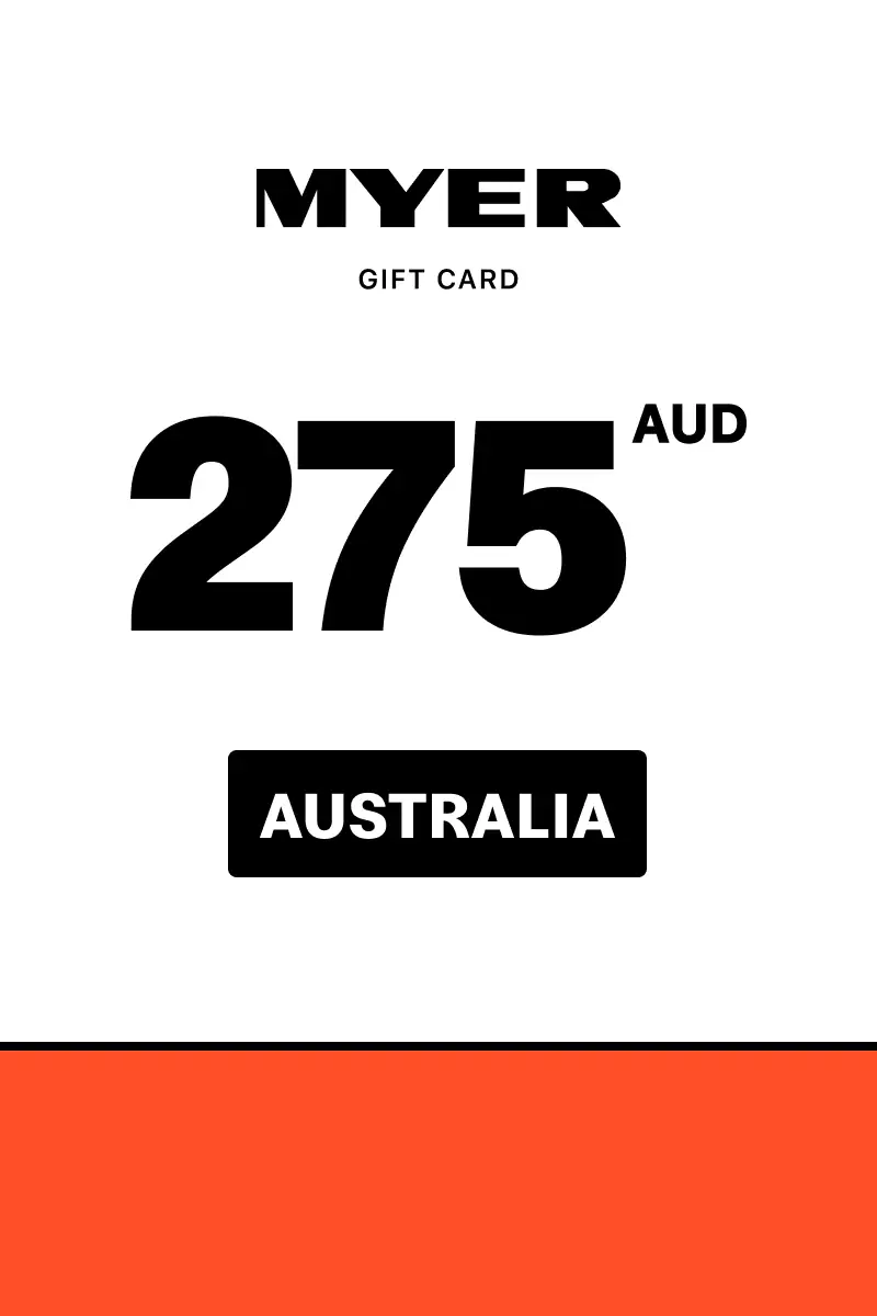 Myer 275 AUD Gift Card (Australia) - Digital Key