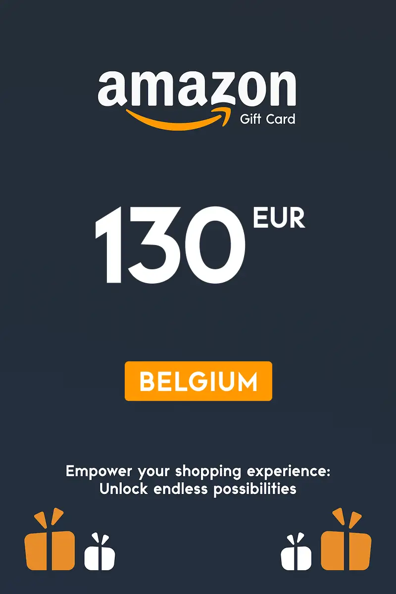 Amazon 130 EUR Gift Card (Belgium) - Digital Key