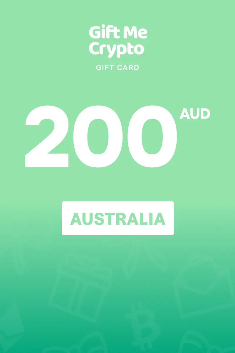Gift Me Crypto 200 AUD Gift Card (Australia) - Digital Key