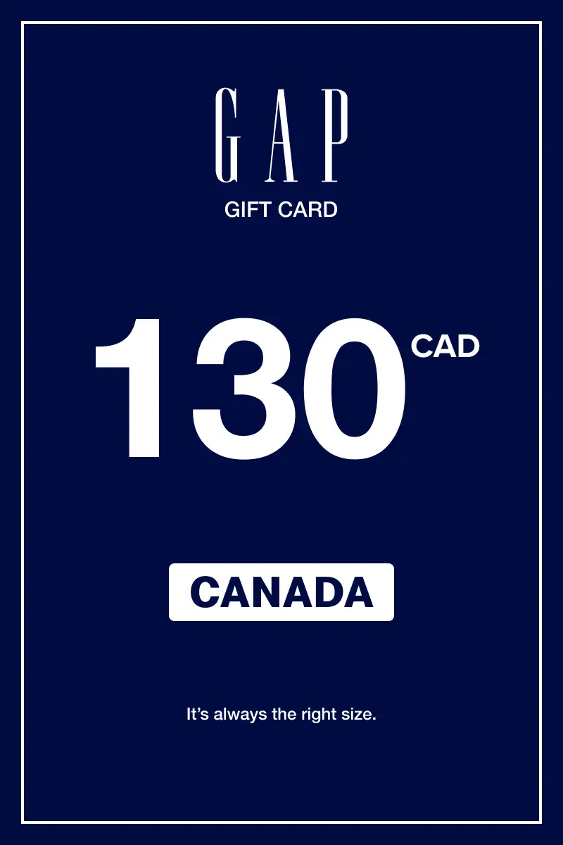 Gap 130 CAD Gift Card (Canada) - Digital Key
