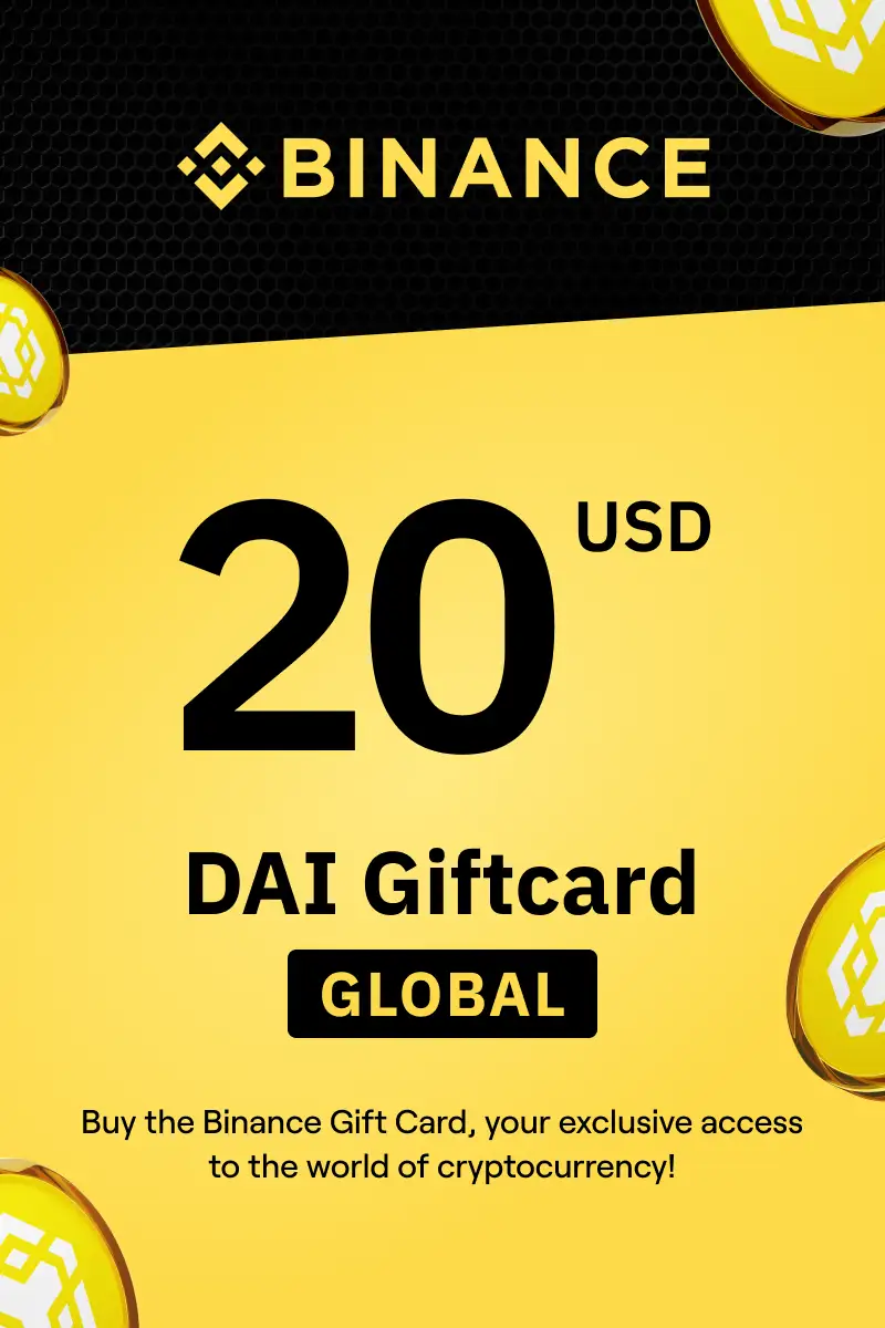 Binance (DAI) 20 USD Gift Card (Global) - Digital Key
