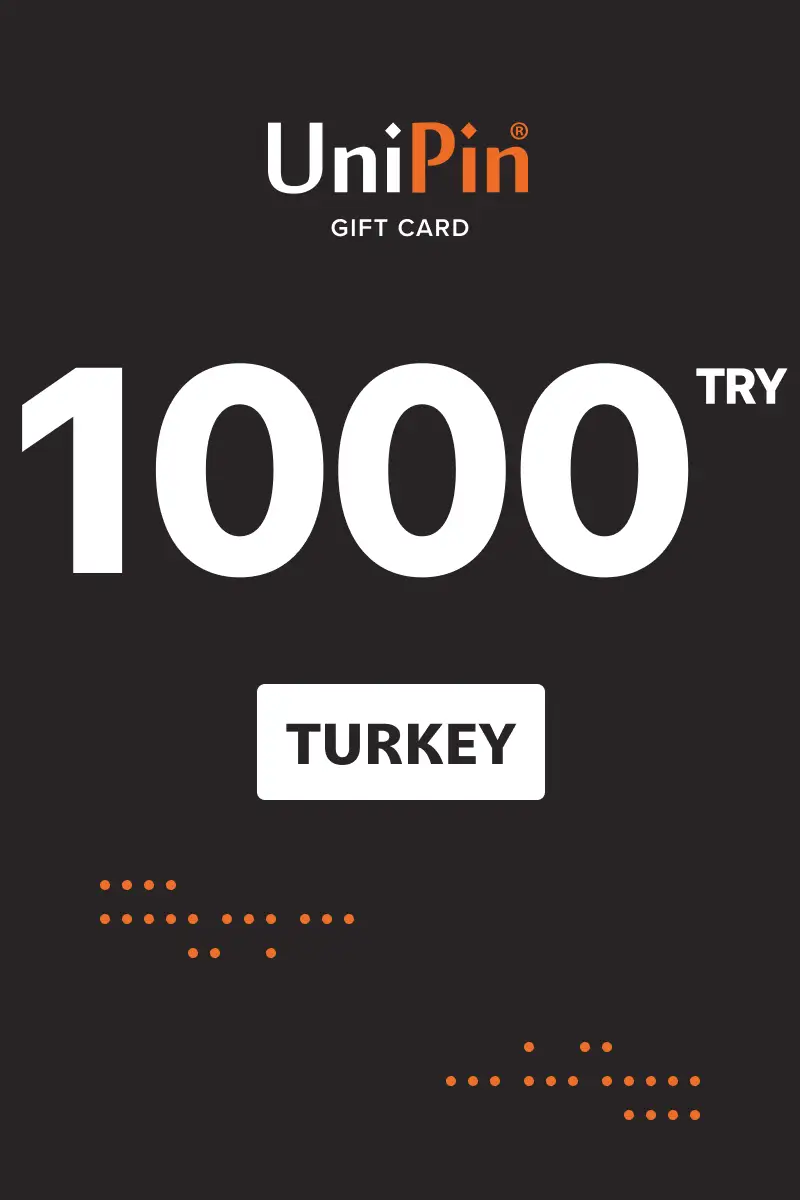 UniPin 1000 TRY Gift Card (Turkey) - Digital Key