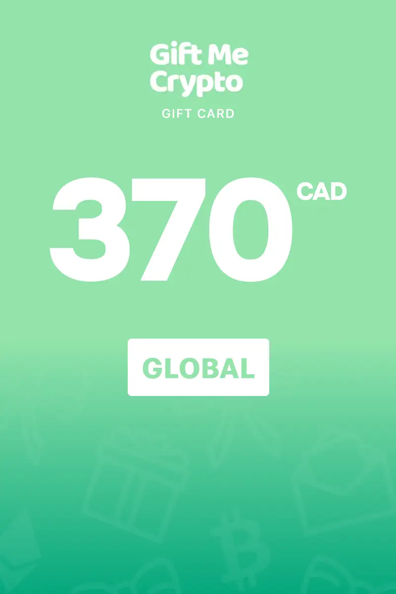 Gift Me Crypto 370 CAD Gift Card (Global) - Digital Key