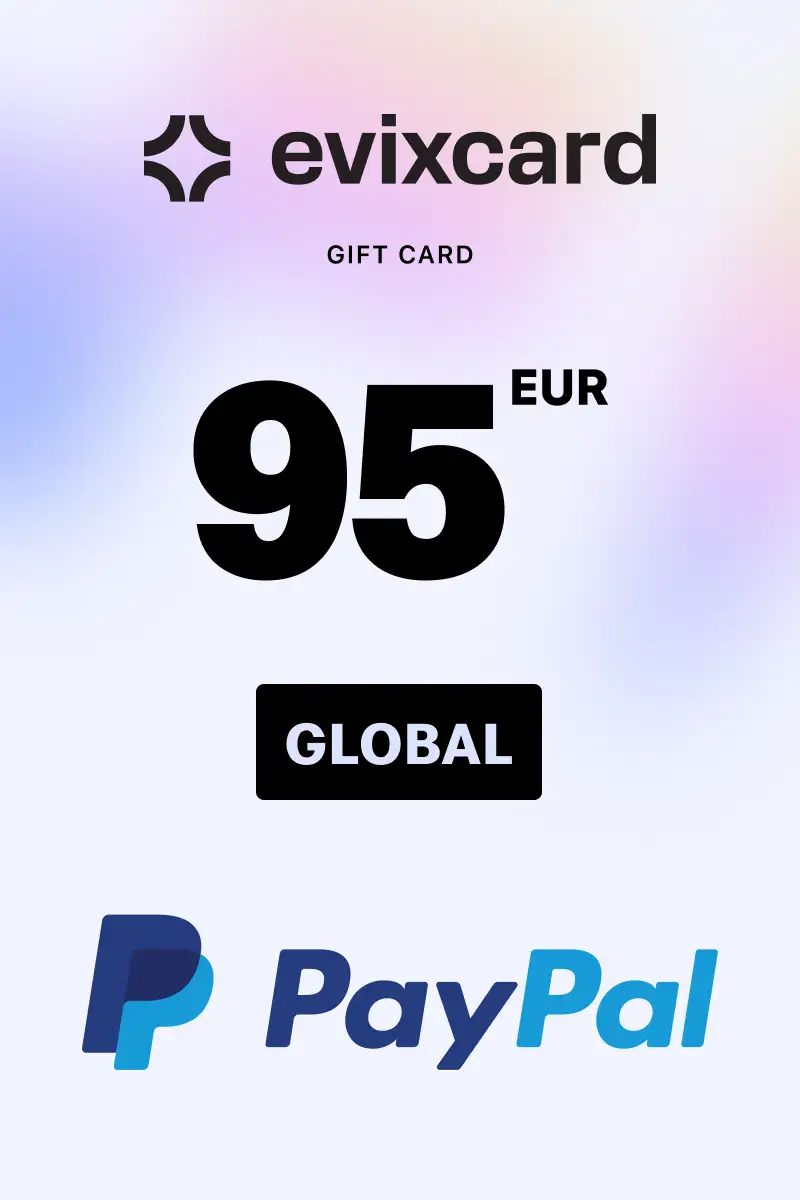 EvixCard PayPal 95 EUR Gift Card (Global) - Digital Key
