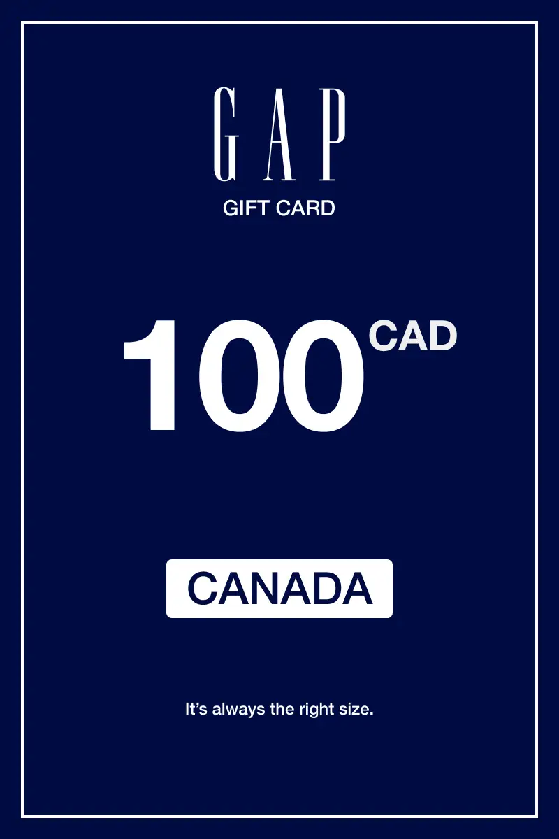Gap 100 CAD Gift Card (Canada) - Digital Key
