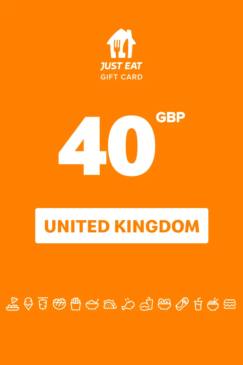 Just Eat 40 GBP Gift Card (United Kingdom) - Digital Key