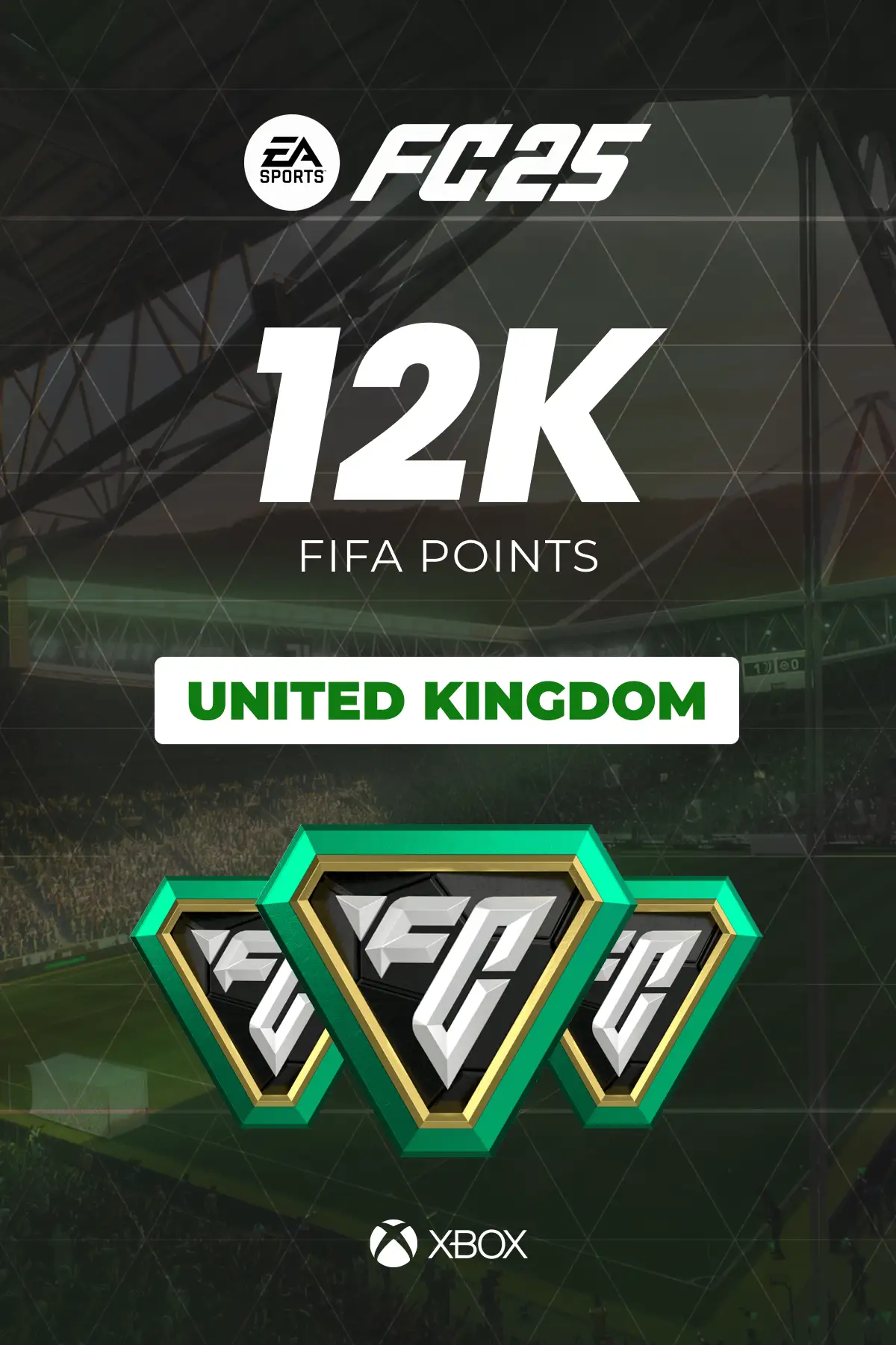 EA SPORTS FC 25 - 12000 FC Points (United Kingdom) (Xbox One / Xbox Series X|S) - Xbox Live - Digital Key