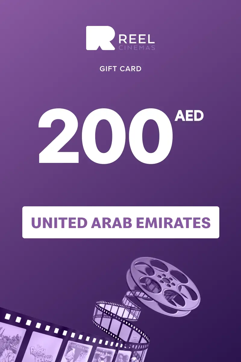 Reel Cinema 200 AED Gift Card (United Arab Emirates) - Digital Key