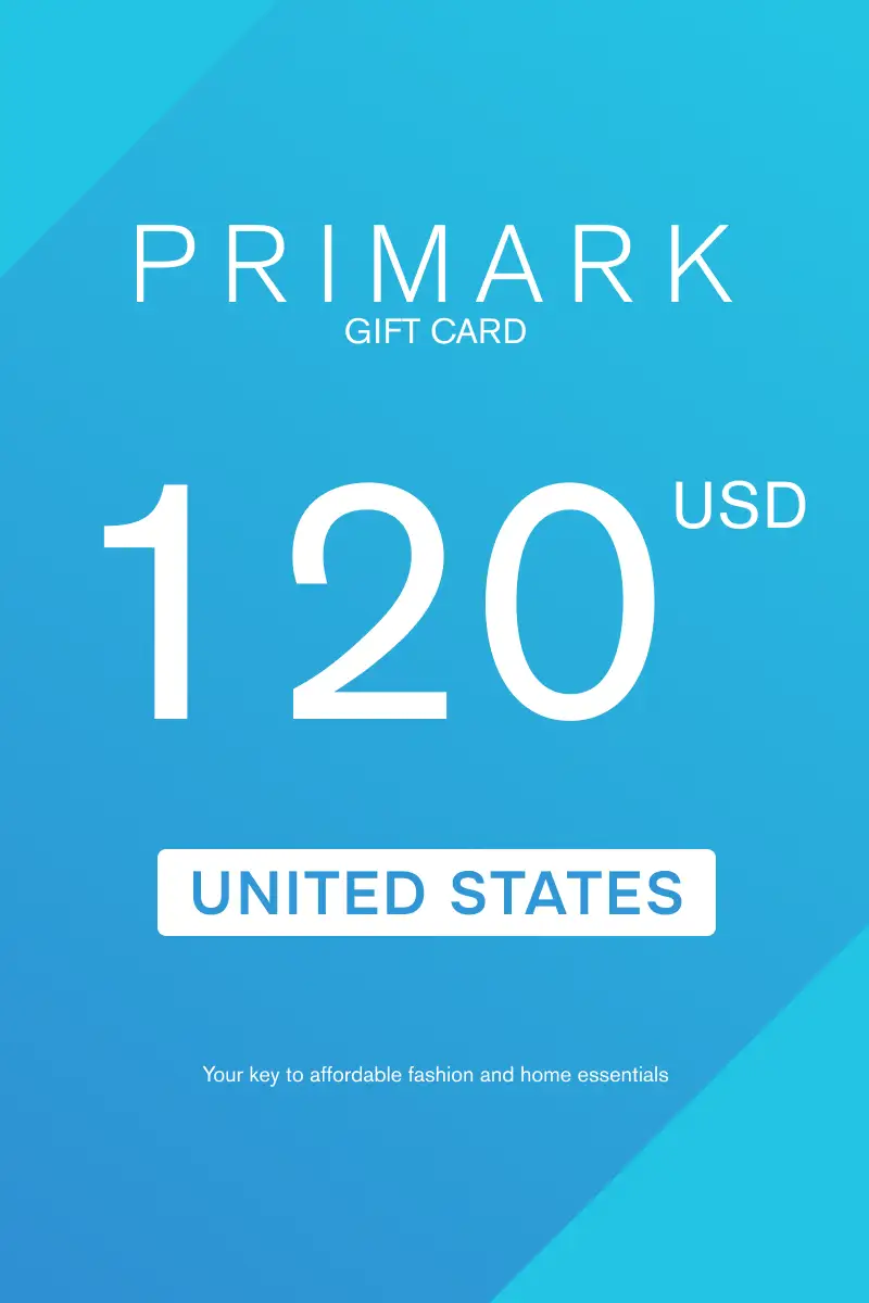 Primark 120 USD Gift Card (United States) - Digital Key