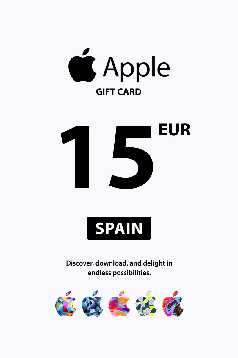 Apple 15 EUR Gift Card (Spain) - Digital Key