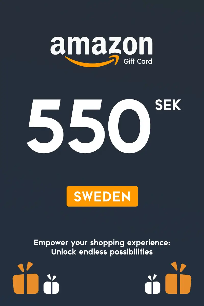 Amazon 550 SEK Gift Card (Sweden) - Digital Key