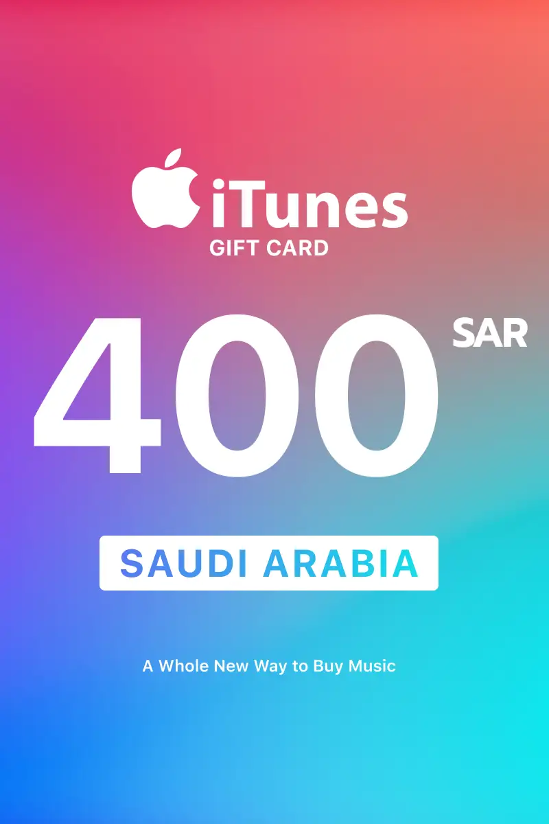 Apple iTunes 400 SAR Gift Card (Saudi Arabia) - Digital Key