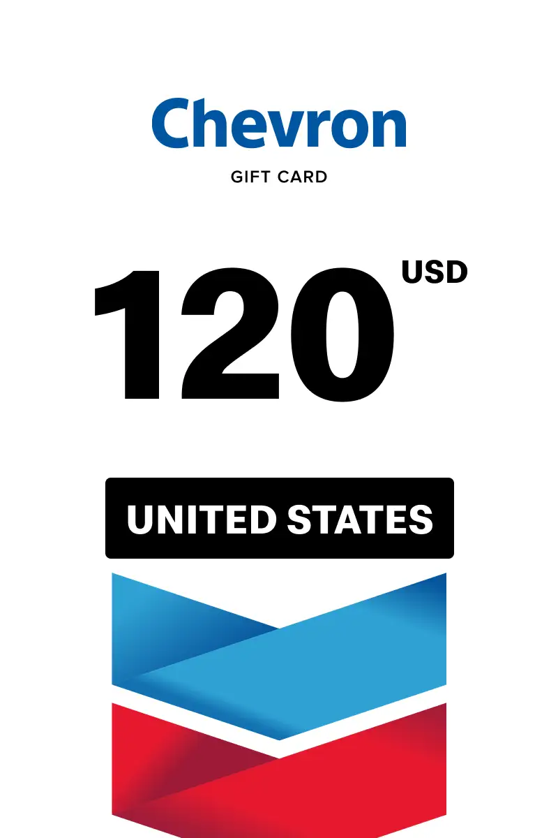 Chevron 120 USD Gift Card (United States) - Digital Key