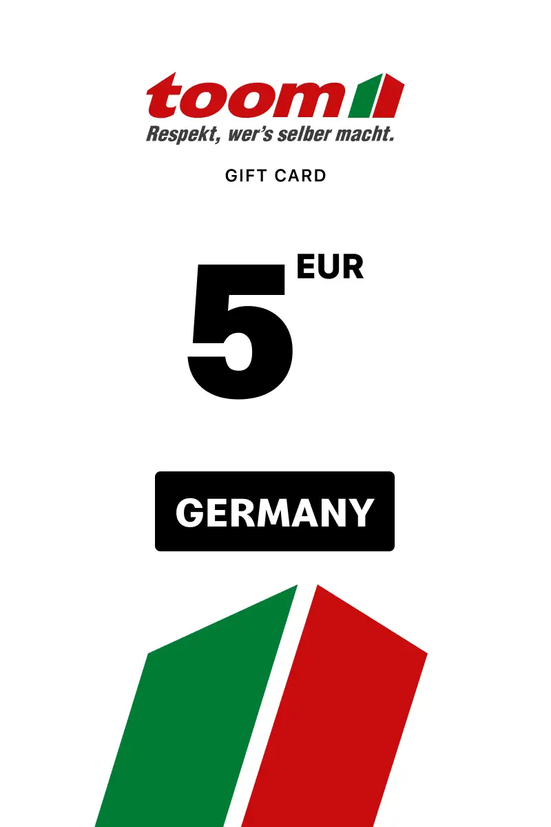 Toom Baumarkt 5 EUR Gift Card (Germany) - Digital Key