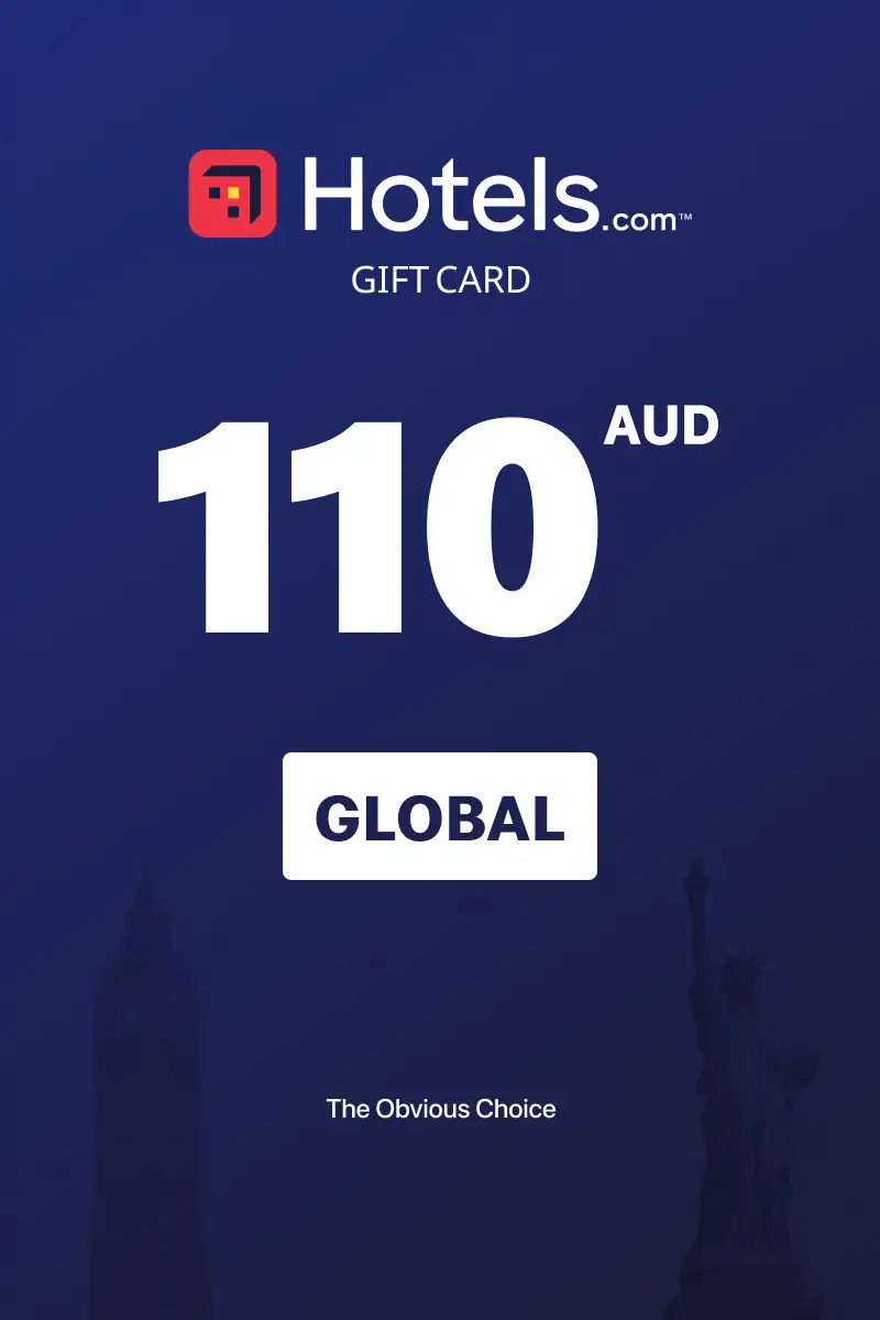 Hotels.com 110 AUD Gift Card (Global) - Digital Key