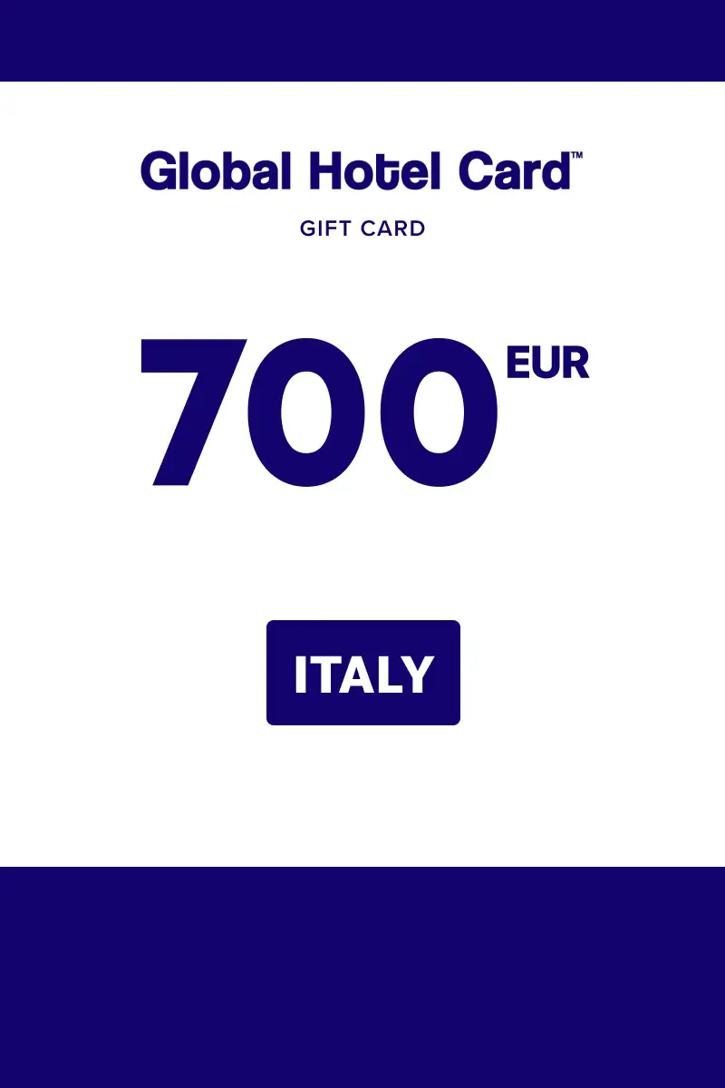 Global Hotel Card 700 EUR Gift Card (Italy) - Digital Key