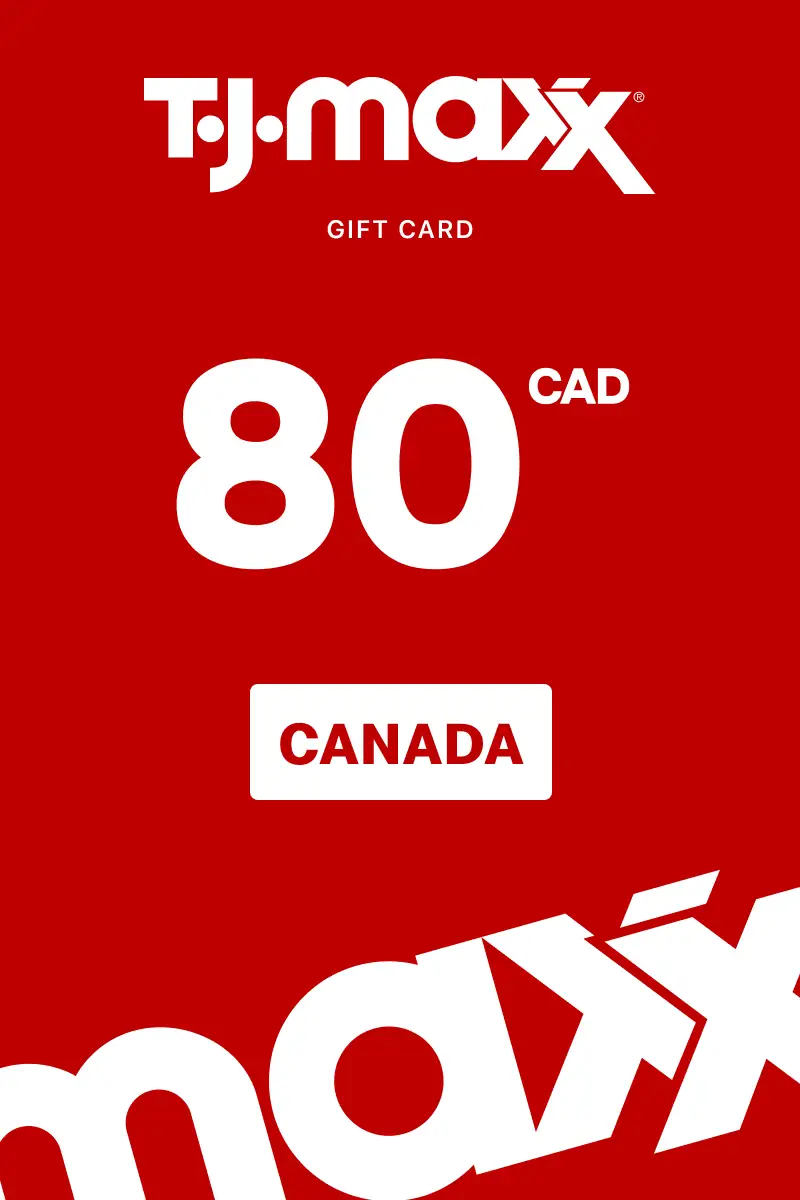 TJX 80 CAD Gift Card (Canada) - Digital Key
