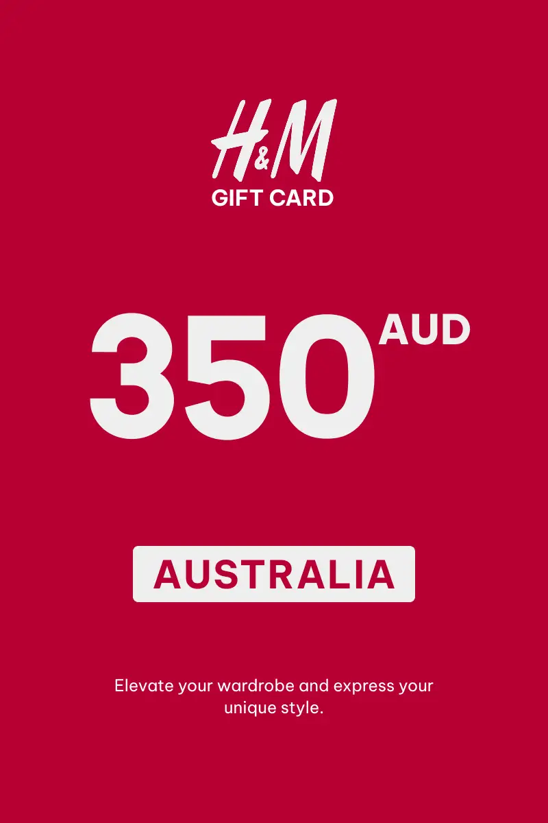HandM 350 AUD Gift Card (Australia) - Digital Key