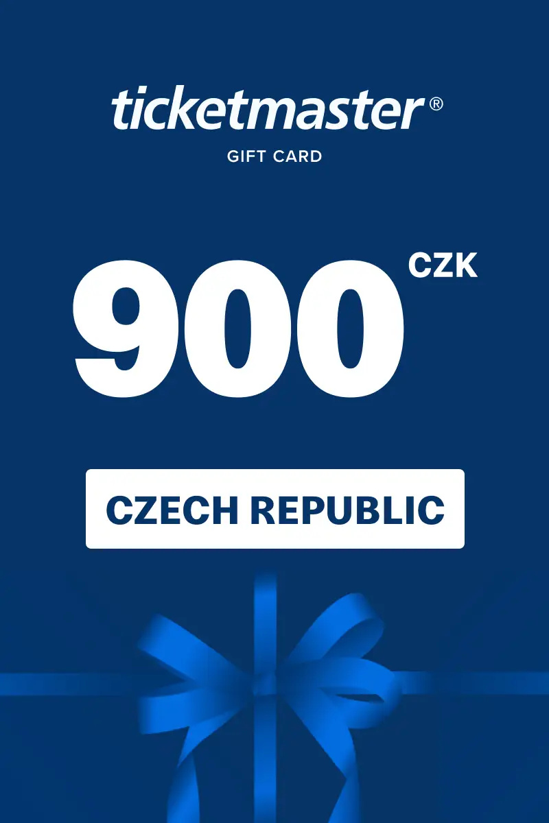 Ticketmaster 900 CZK Gift Card (Czech Republic) - Digital Key