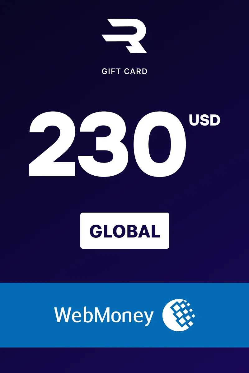Rewarble WebMoney 230 USD Gift Card (Global) - Rewarble - Digital Key