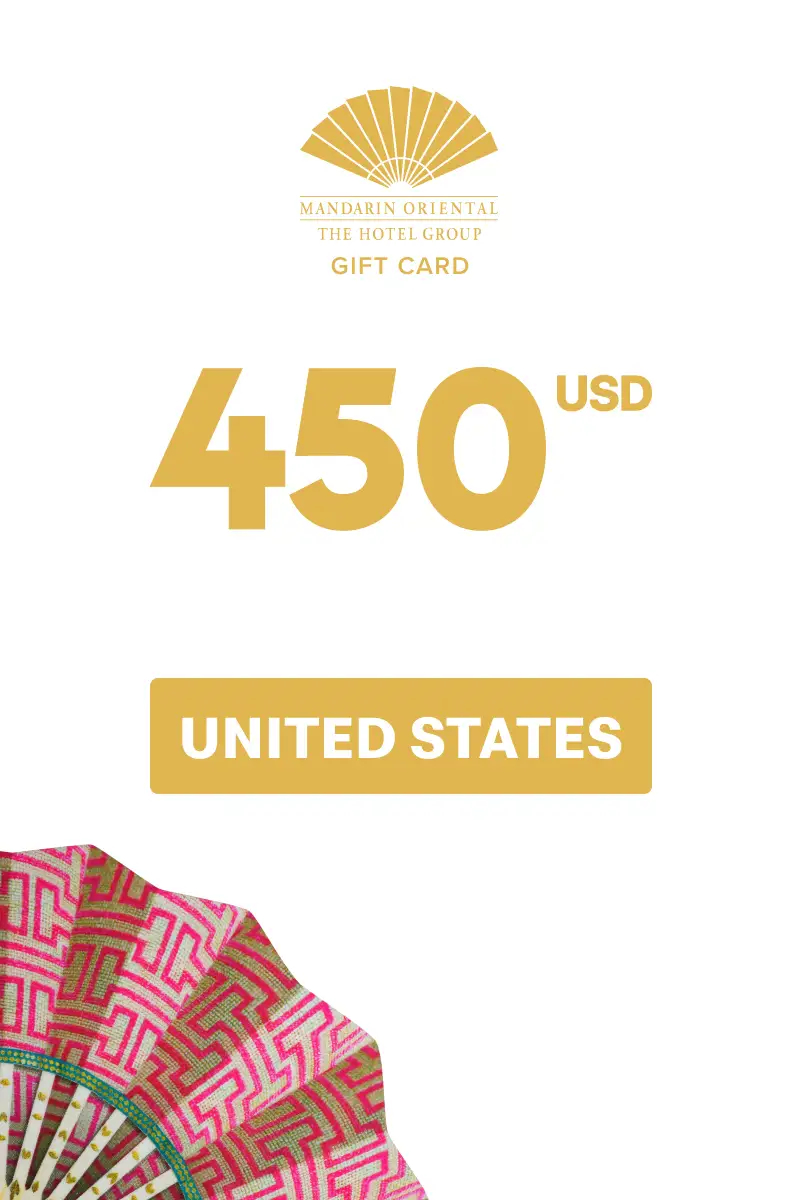 Mandarin Oriental Hotel Group 450 USD Gift Card (United States) - Digital Key