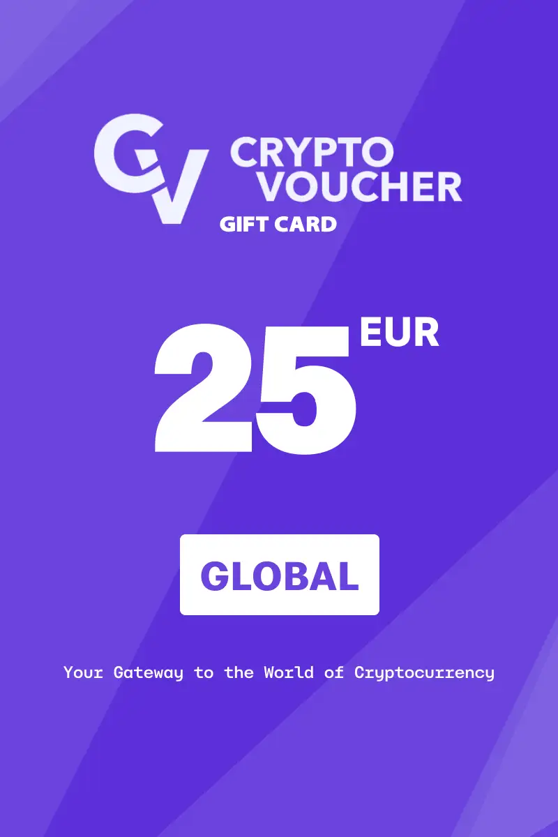 Crypto Voucher (BTC) 25 EUR Gift Card (Global) - Digital Key