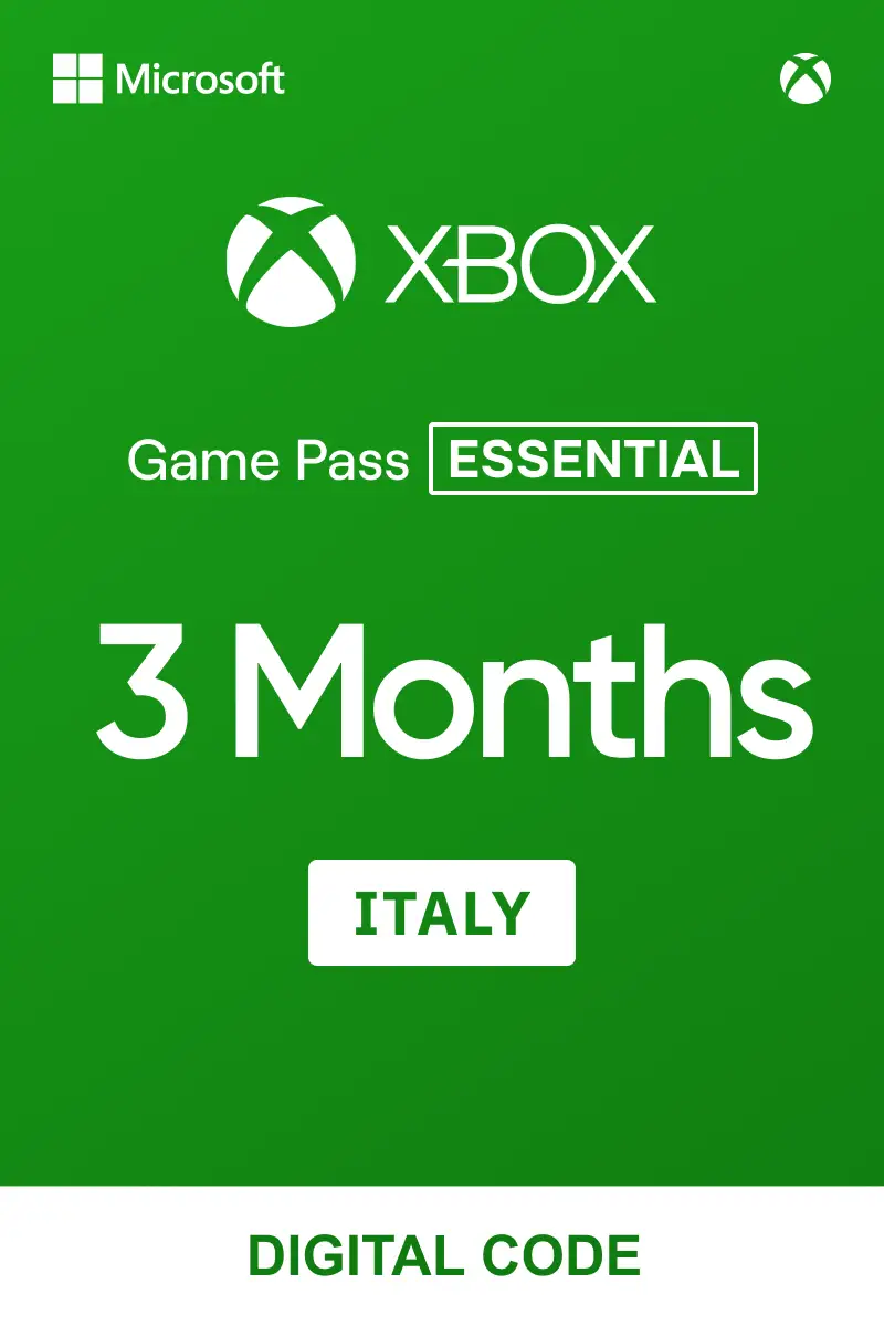 Xbox Game Pass Core (Essential) 3 Months (Italy) - Xbox Live - Digital Key
