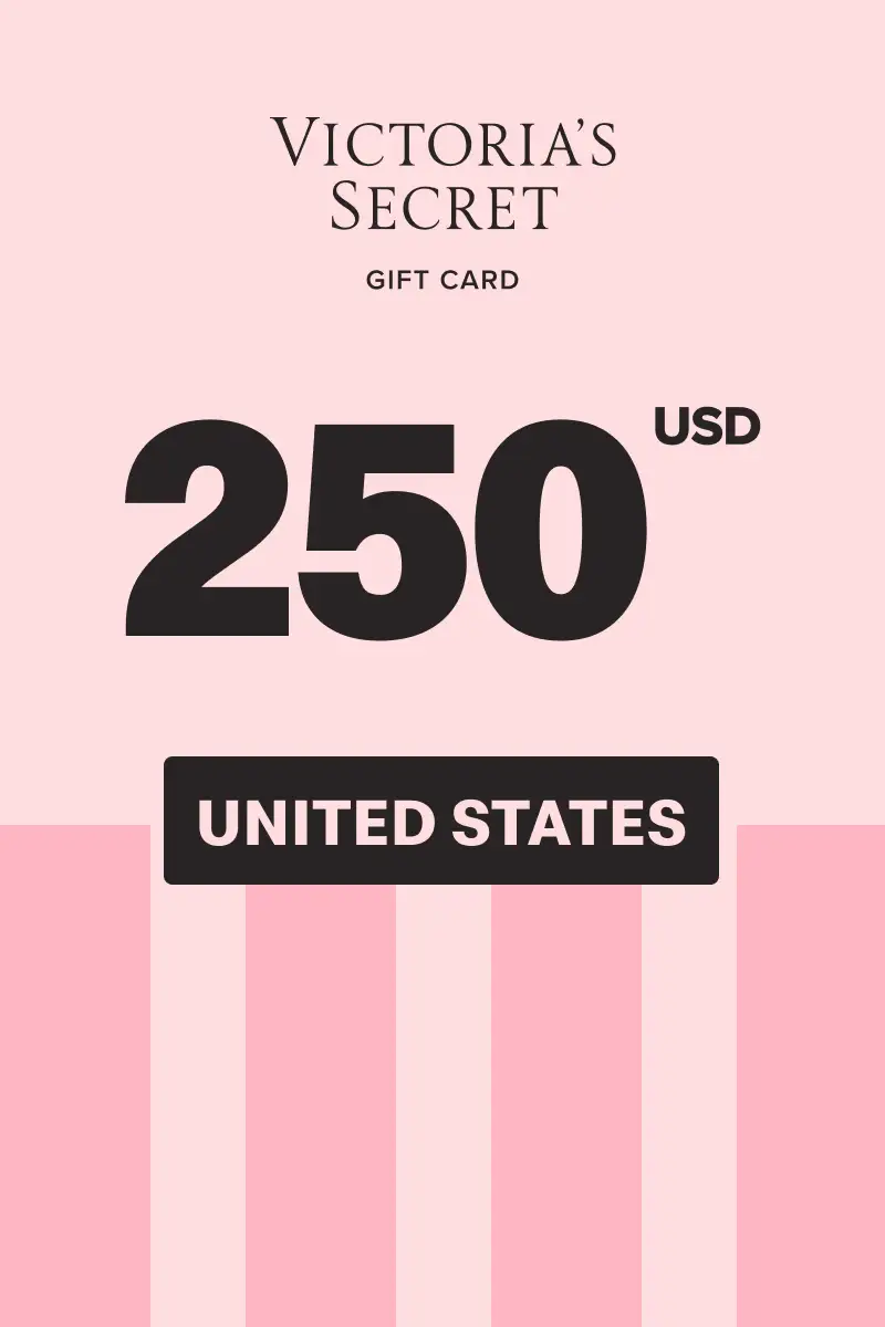 Victoria's Secret 250 USD Gift Card (United States) - Digital Key