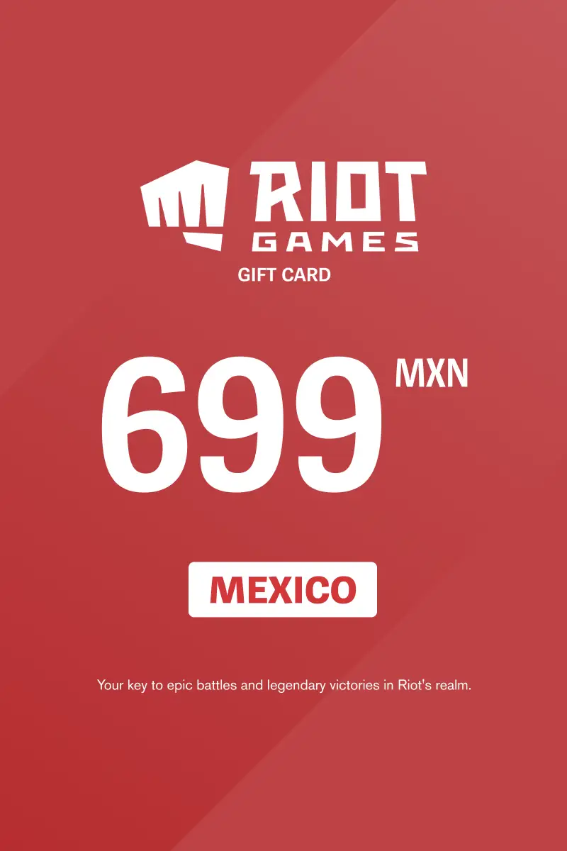 Riot Access 699 MXN Gift Card (Mexico) - Digital Key