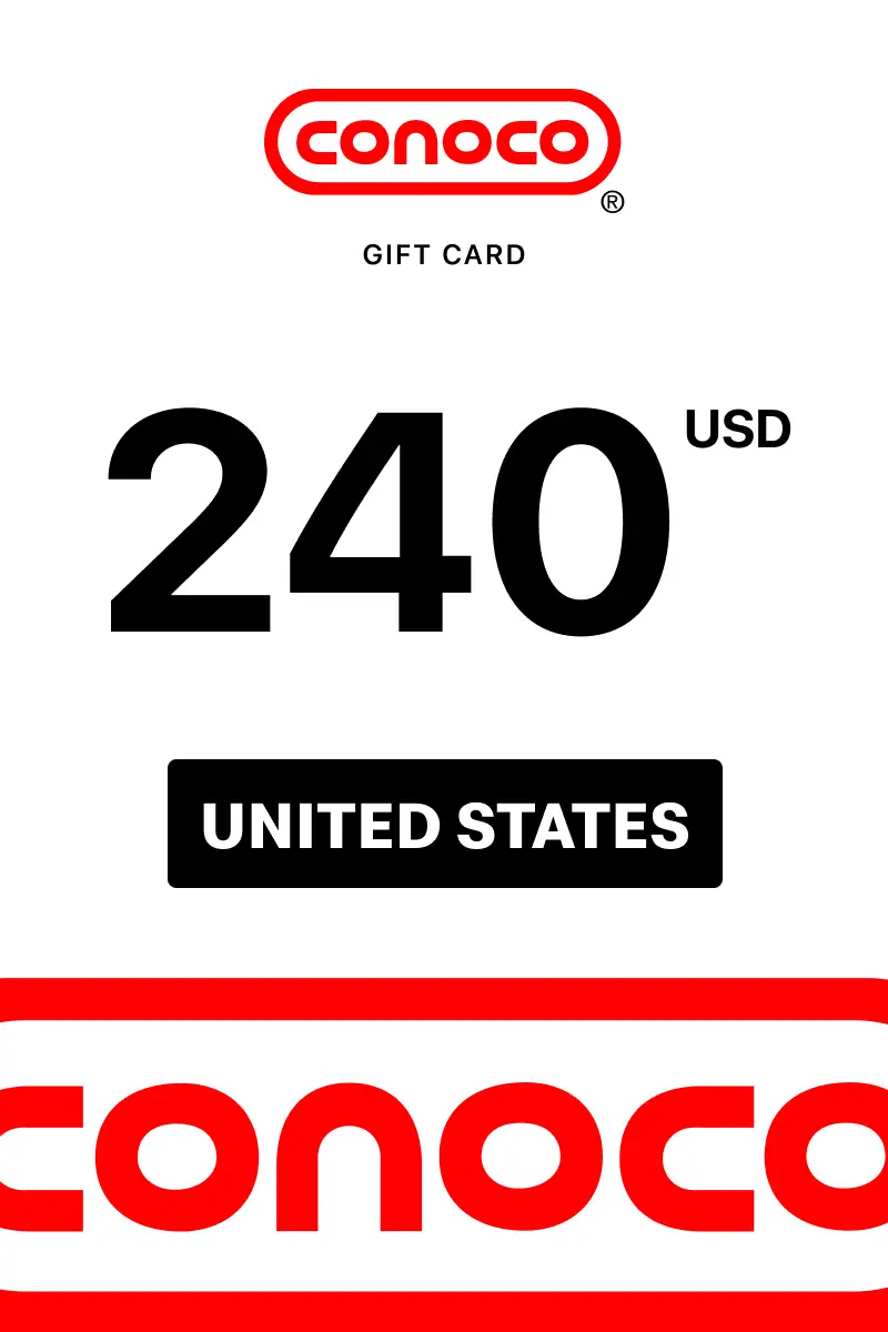 Conoco 240 USD Gift Card (United States) - Digital Key