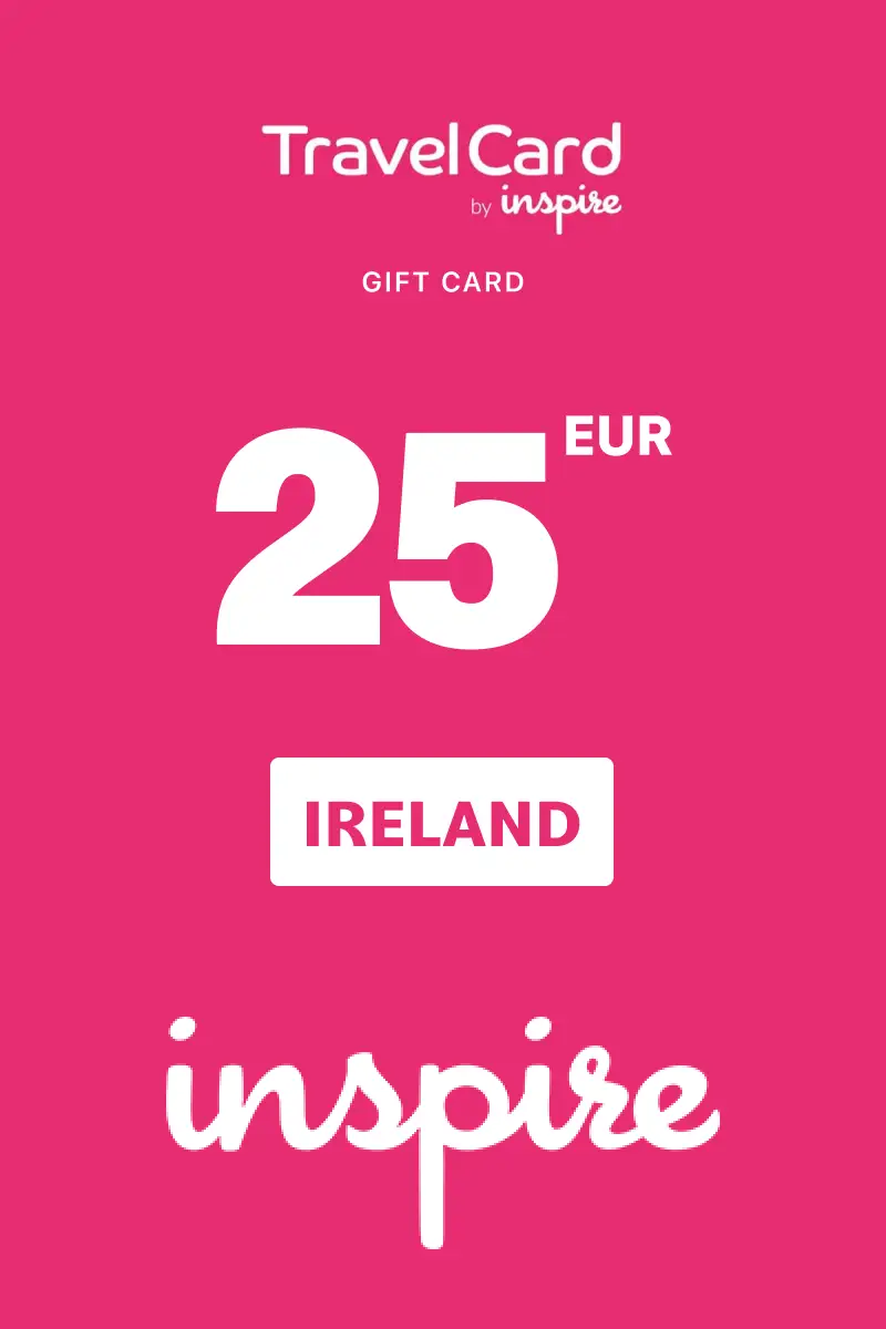 TravelCard by Inspire 25 EUR Gift Card (Ireland) - Digital Key