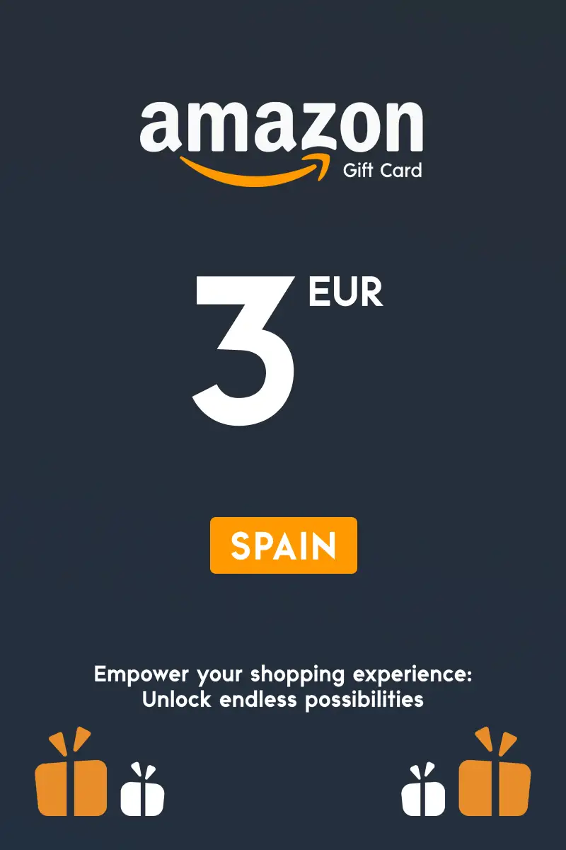 Amazon 3 EUR Gift Card (Spain) - Digital Key