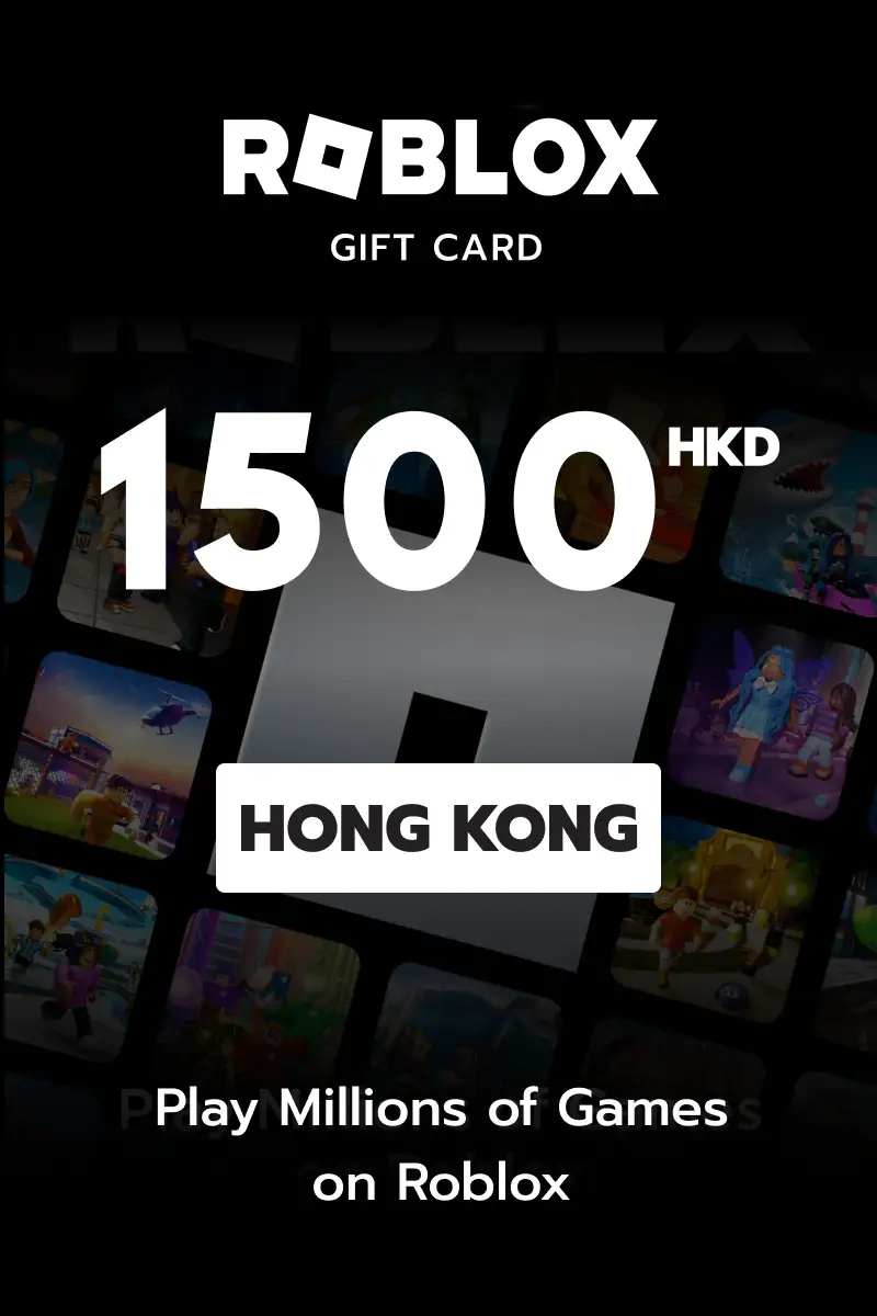 Roblox 1500 HKD Gift Card (Hong Kong) - Digital Key