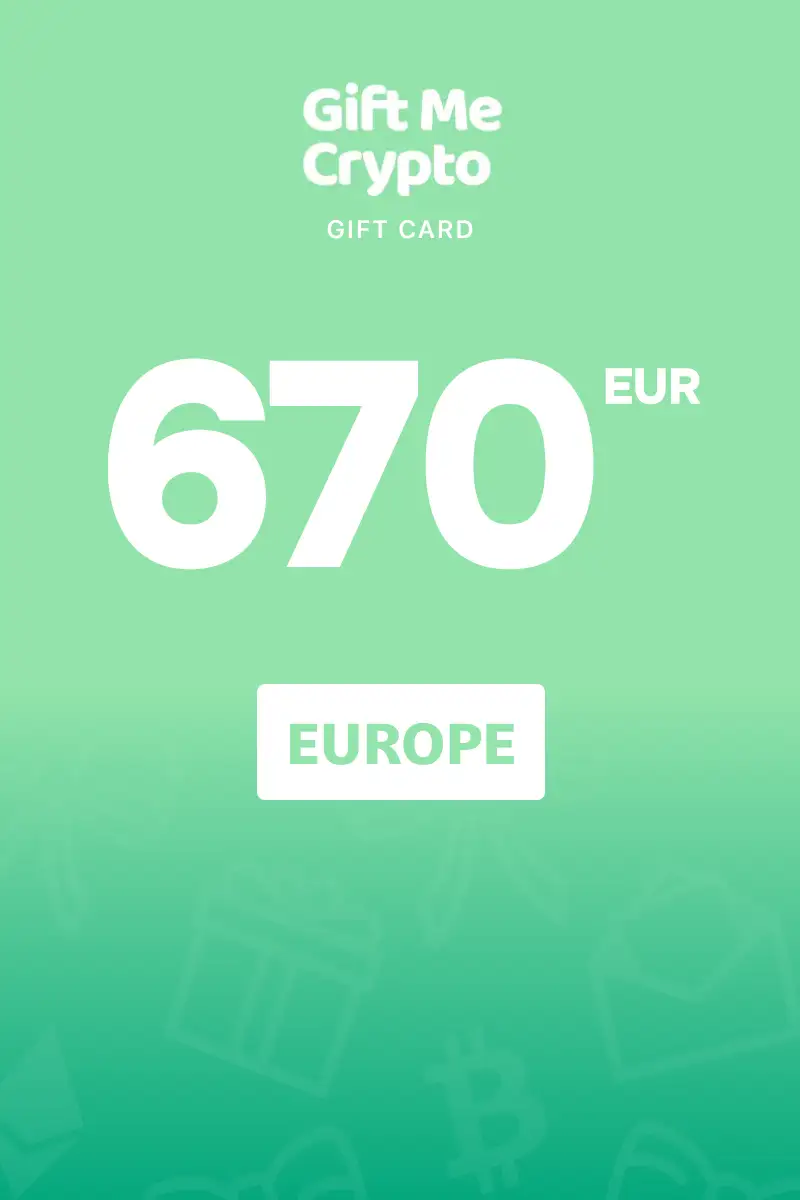 Gift Me Crypto (ETH) 670 EUR Gift Card (Europe) - Digital Key