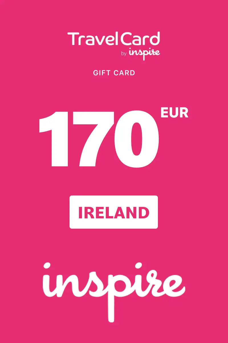TravelCard by Inspire 170 EUR Gift Card (Ireland) - Digital Key