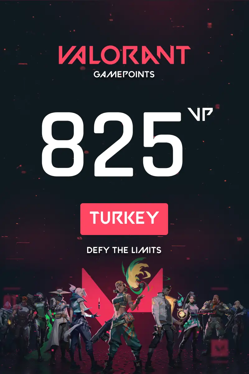 VALORANT 825 Valorant Points (Turkey) - Digital Key
