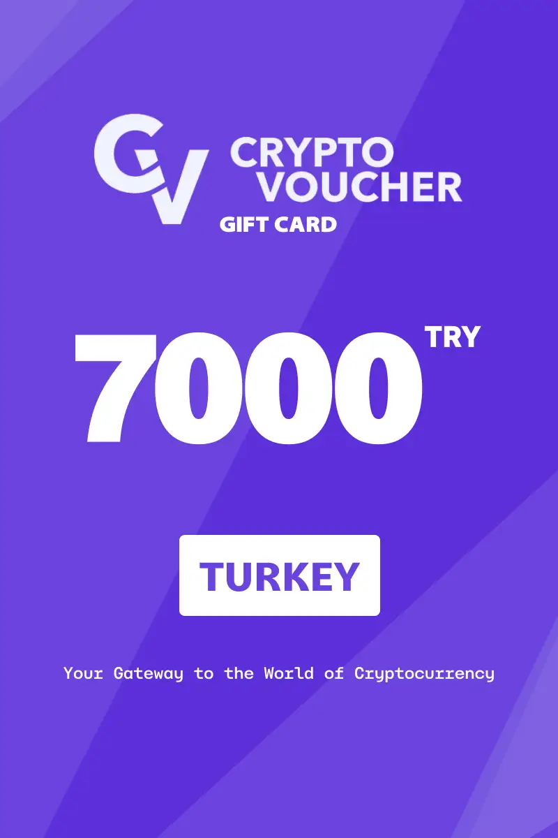 Crypto Voucher 7000 TRY Gift Card (Turkey) - Digital Key