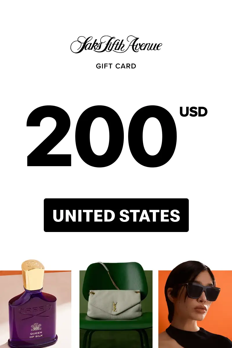 Saks Fifth Avenue 200 USD Gift Card (United States) - Digital Key