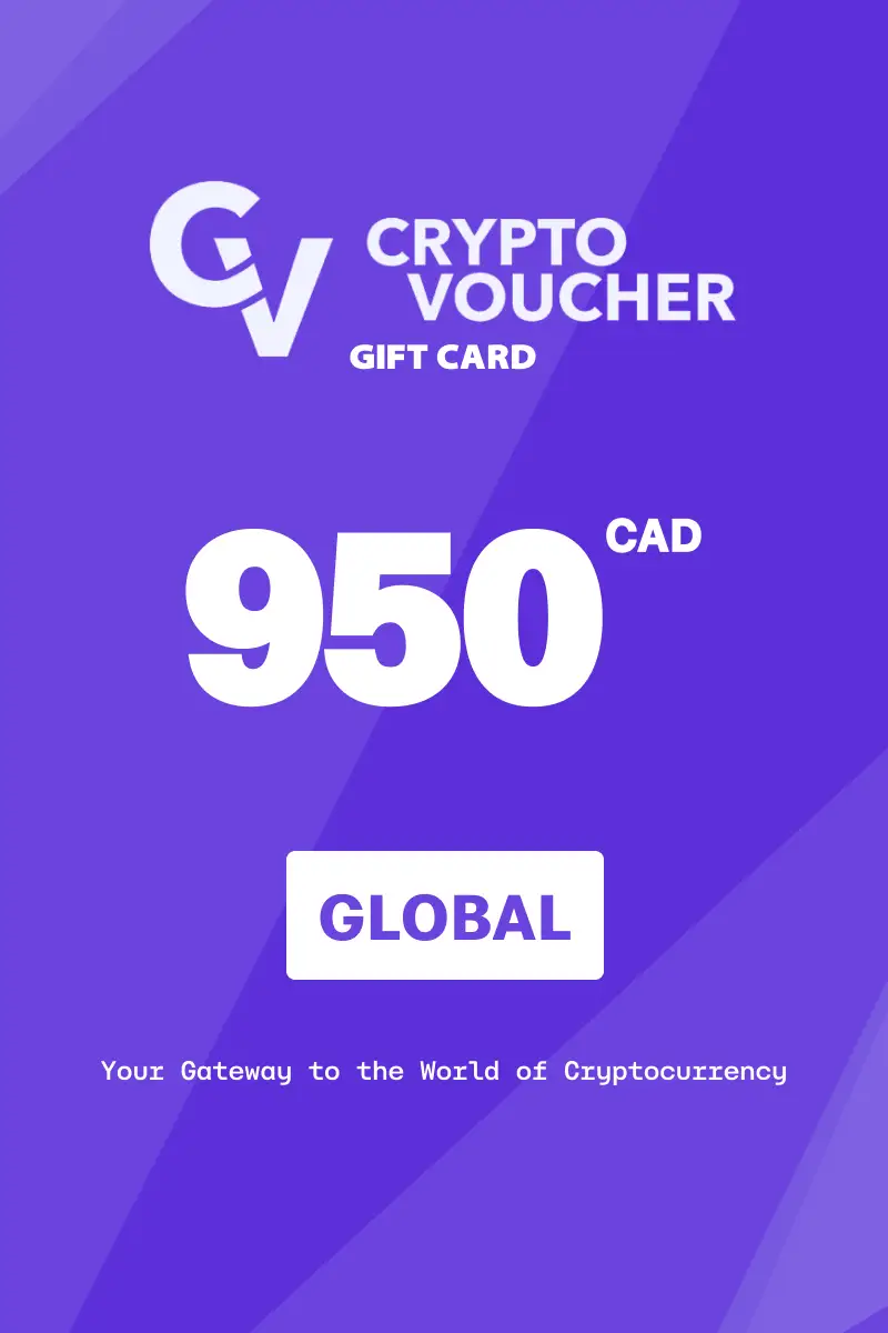 Crypto Voucher 950 CAD Gift Card (Global) - Digital Key