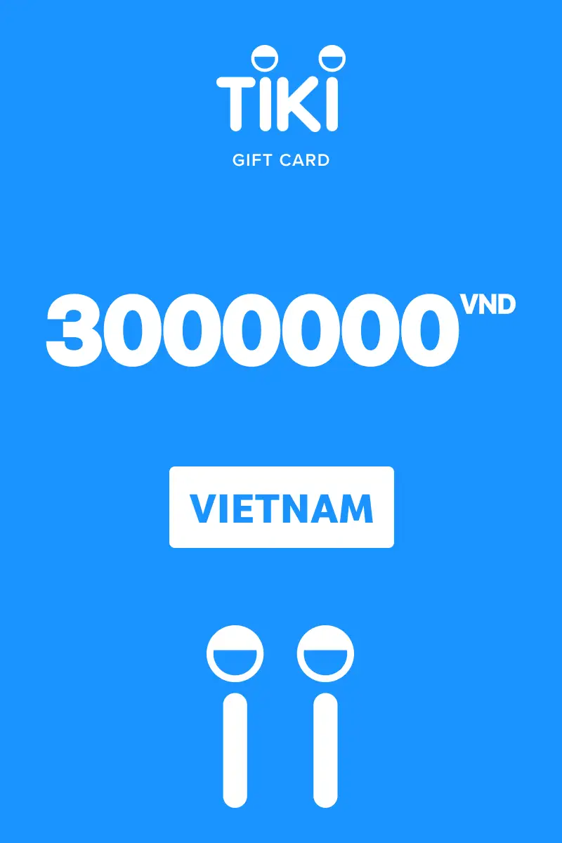 Tiki 3000000 VND Gift Card (Vietnam) - Digital Key