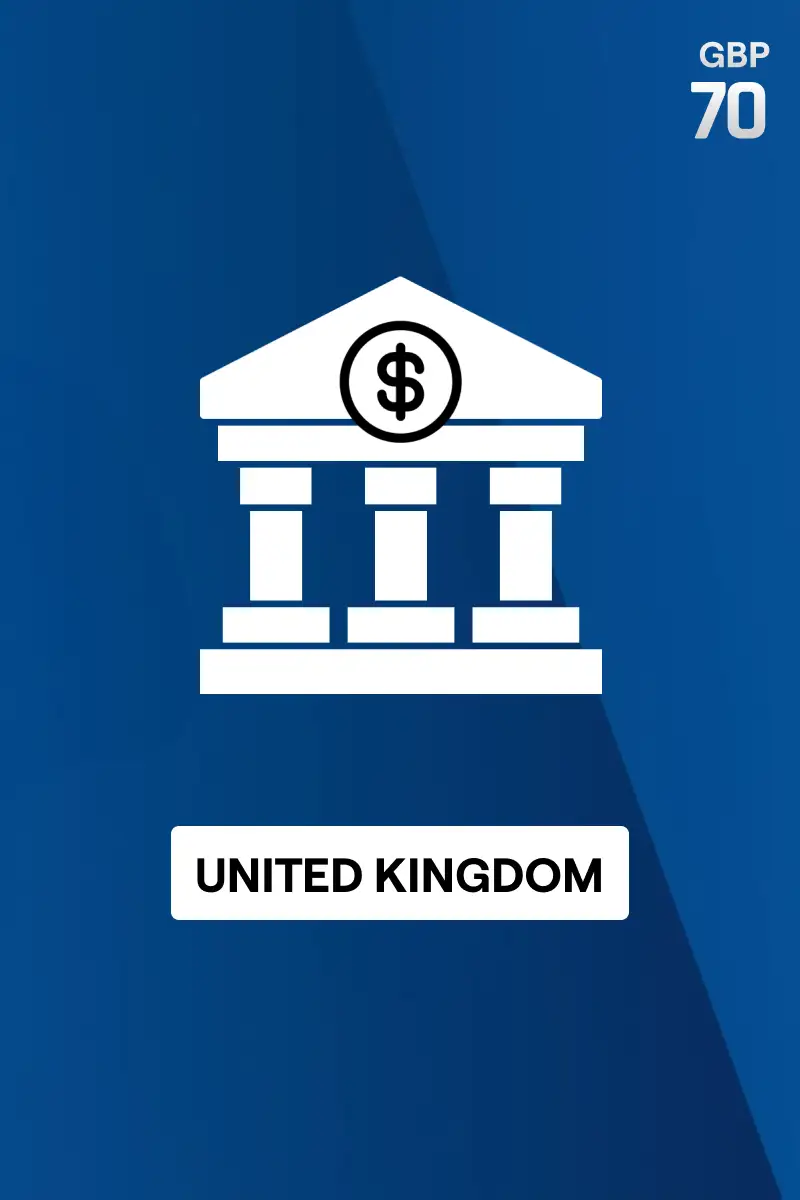 Rewarble Bank Transfer 70 GBP Gift Card (United Kingdom) - Rewarble - Digital Key